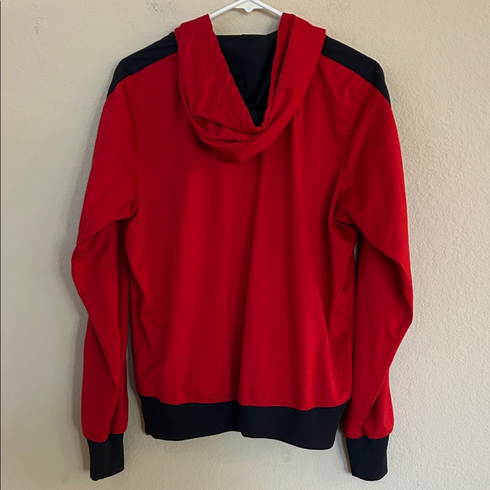 Nike the athletic dept Men's Red and Black jacket zip up hoodie size XL - Picture 4 of 9